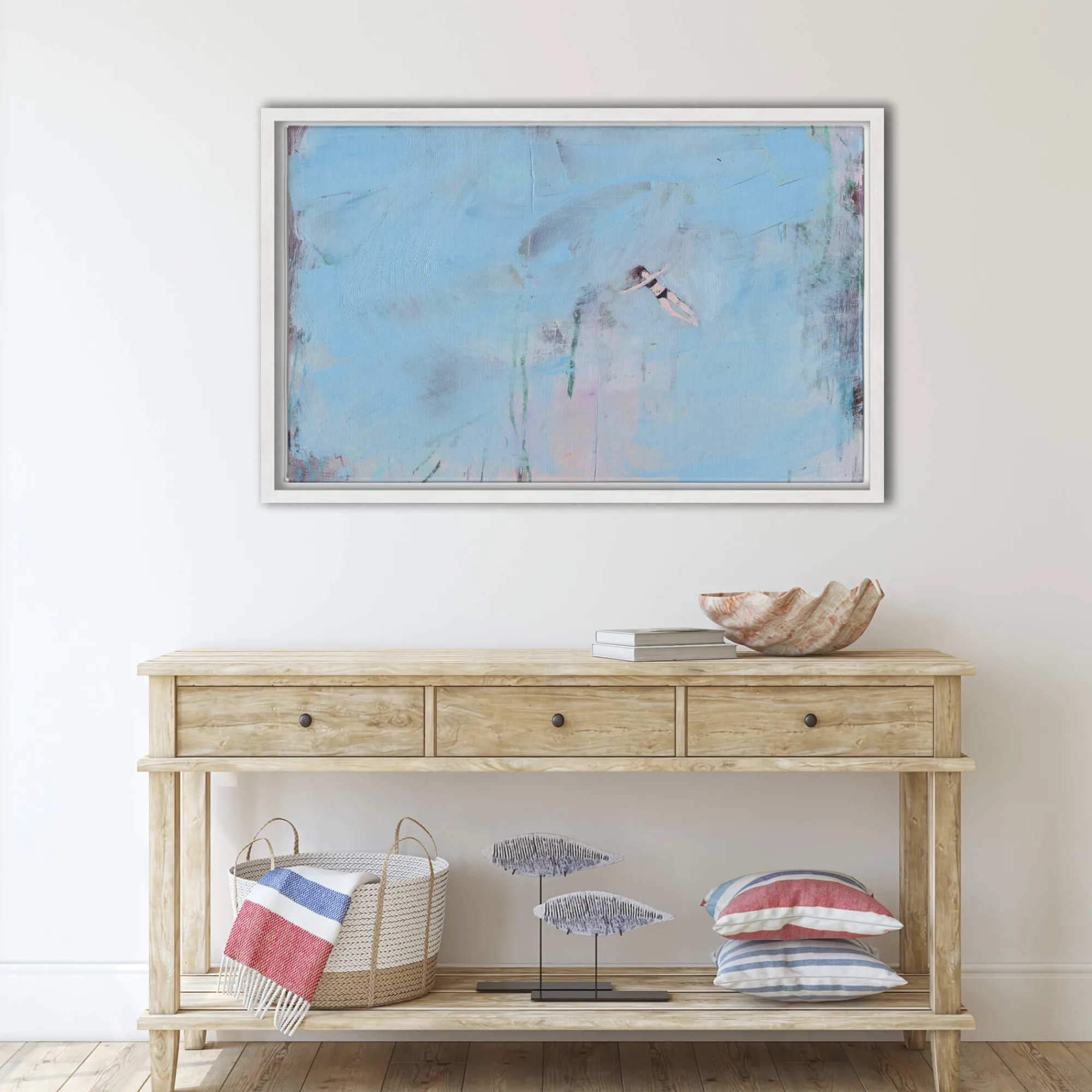 Coastal Scenes|Framed Canvas*Whistlefish Summer Dreaming Framed Canvas