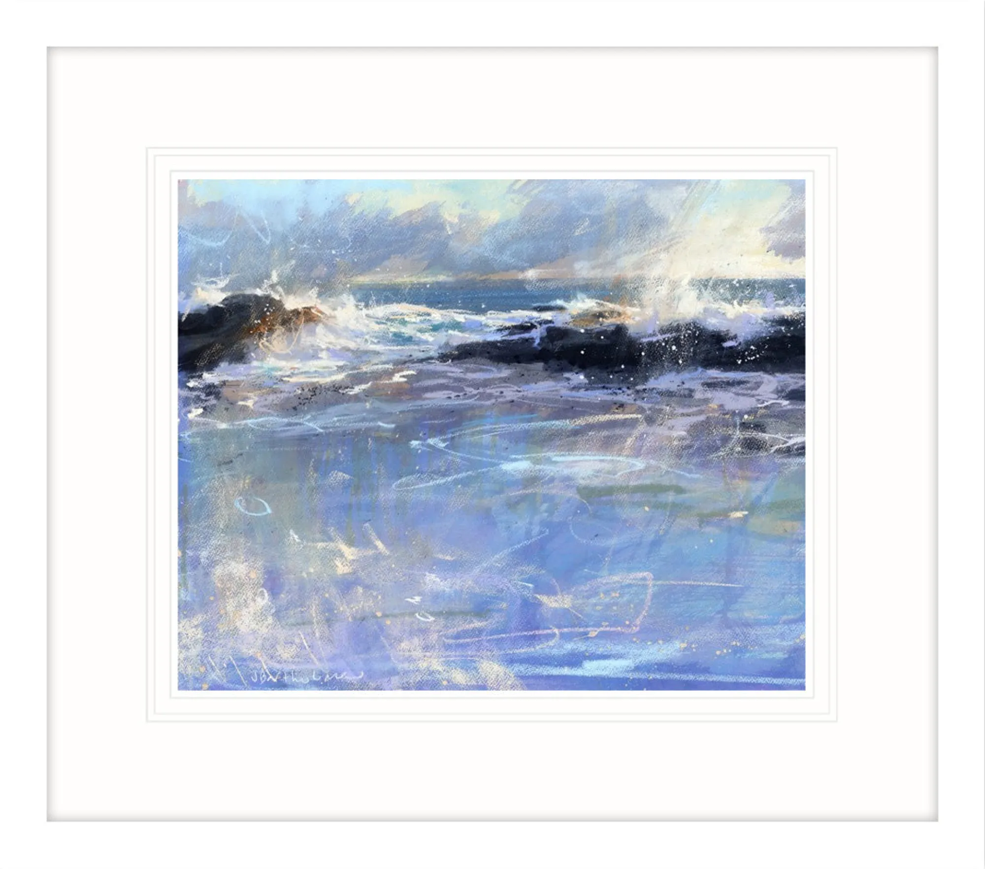 Framed Prints*Whistlefish Summer Evening High Tide Fr Print