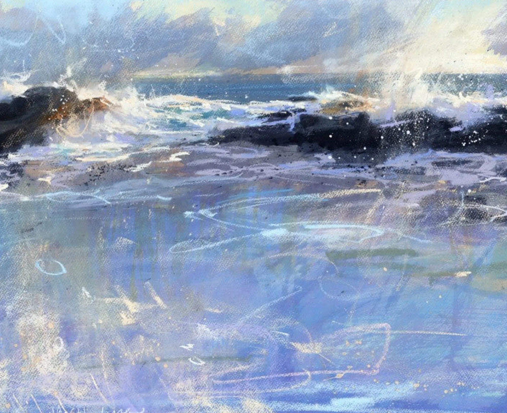 Unframed Prints*Whistlefish Summer Evening High Tide Art Print