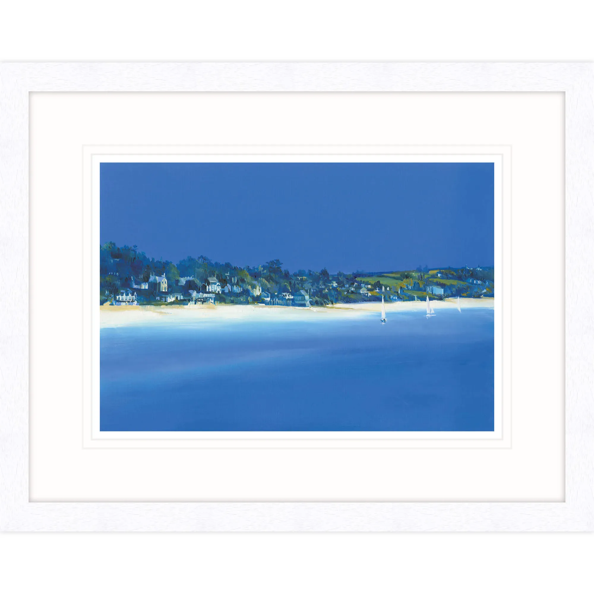 Coastal Scenes|Framed Prints*Whistlefish Summer Sails, Rock Framed Print