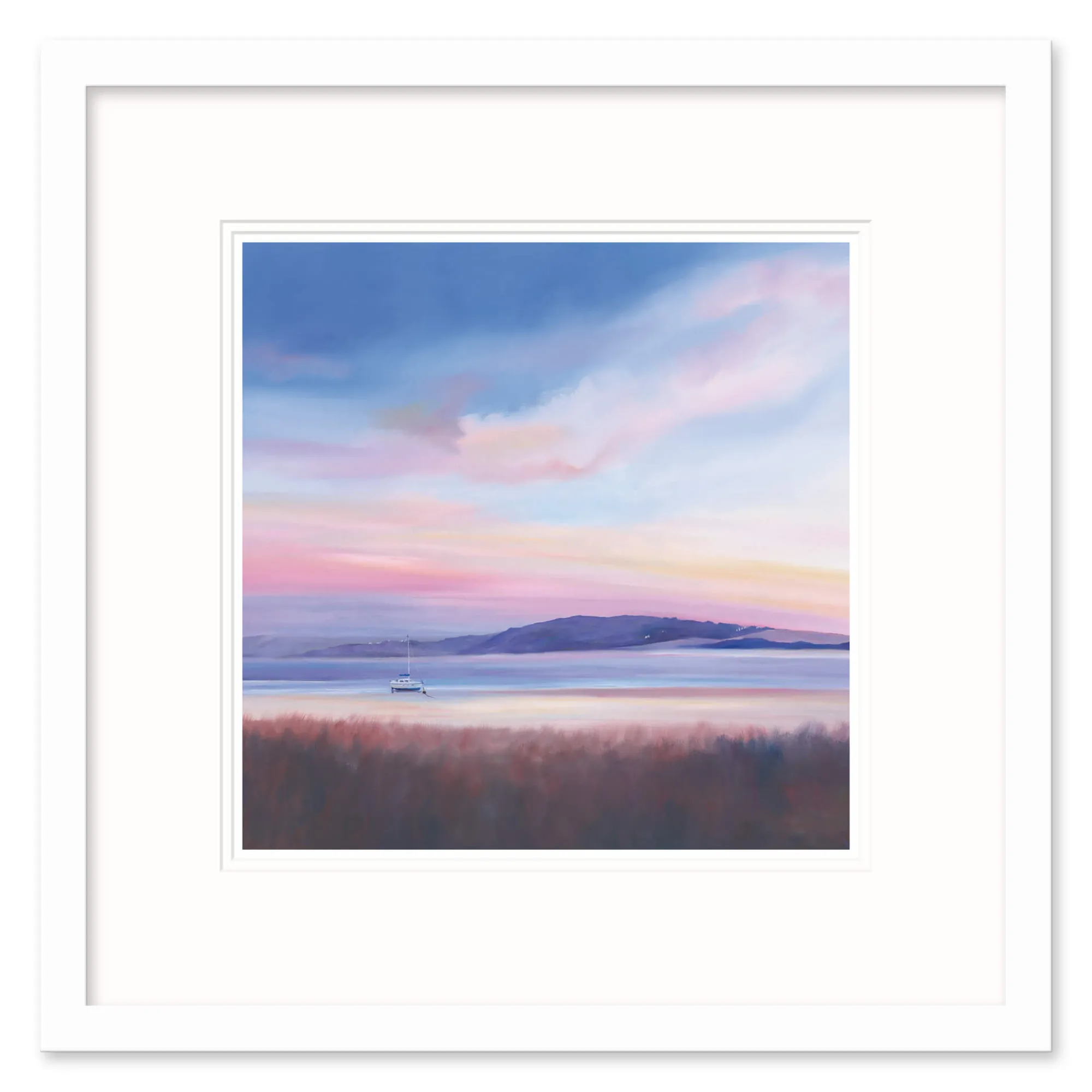 Cornwall|Framed Prints*Whistlefish Sundown, Camel Estuary Framed Print