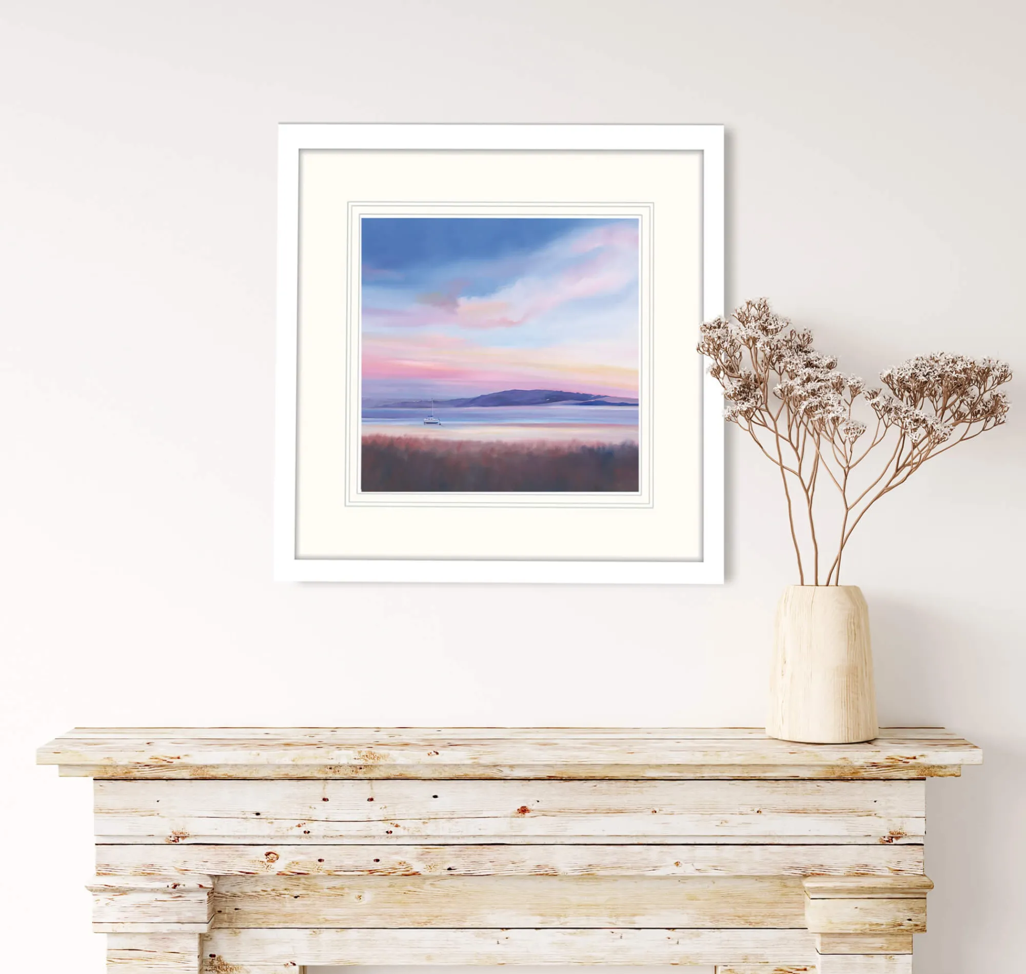 Cornwall|Framed Prints*Whistlefish Sundown, Camel Estuary Framed Print