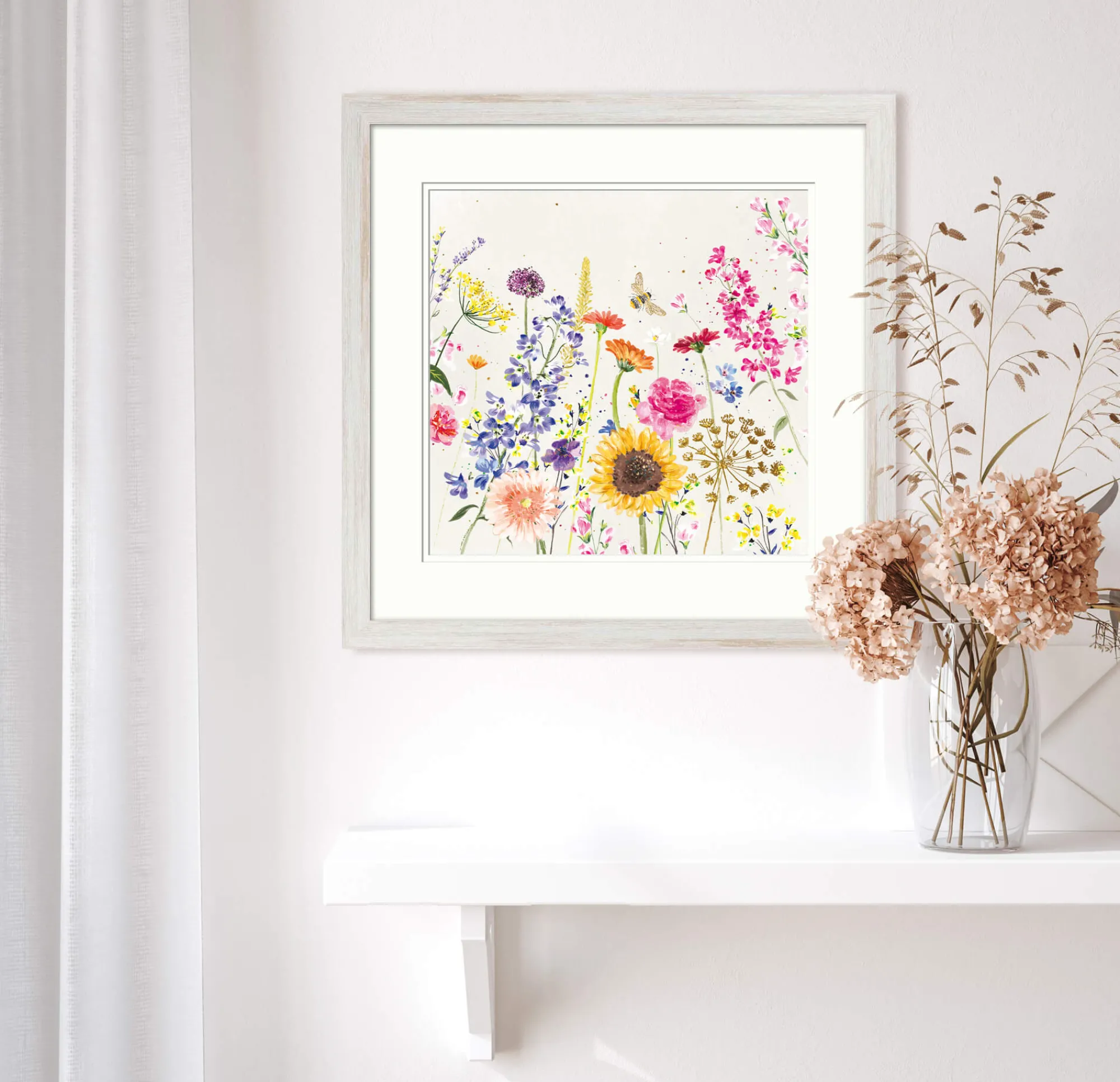 Floral & Flowers|Framed Prints*Whistlefish Sunflowers Small Framed Print
