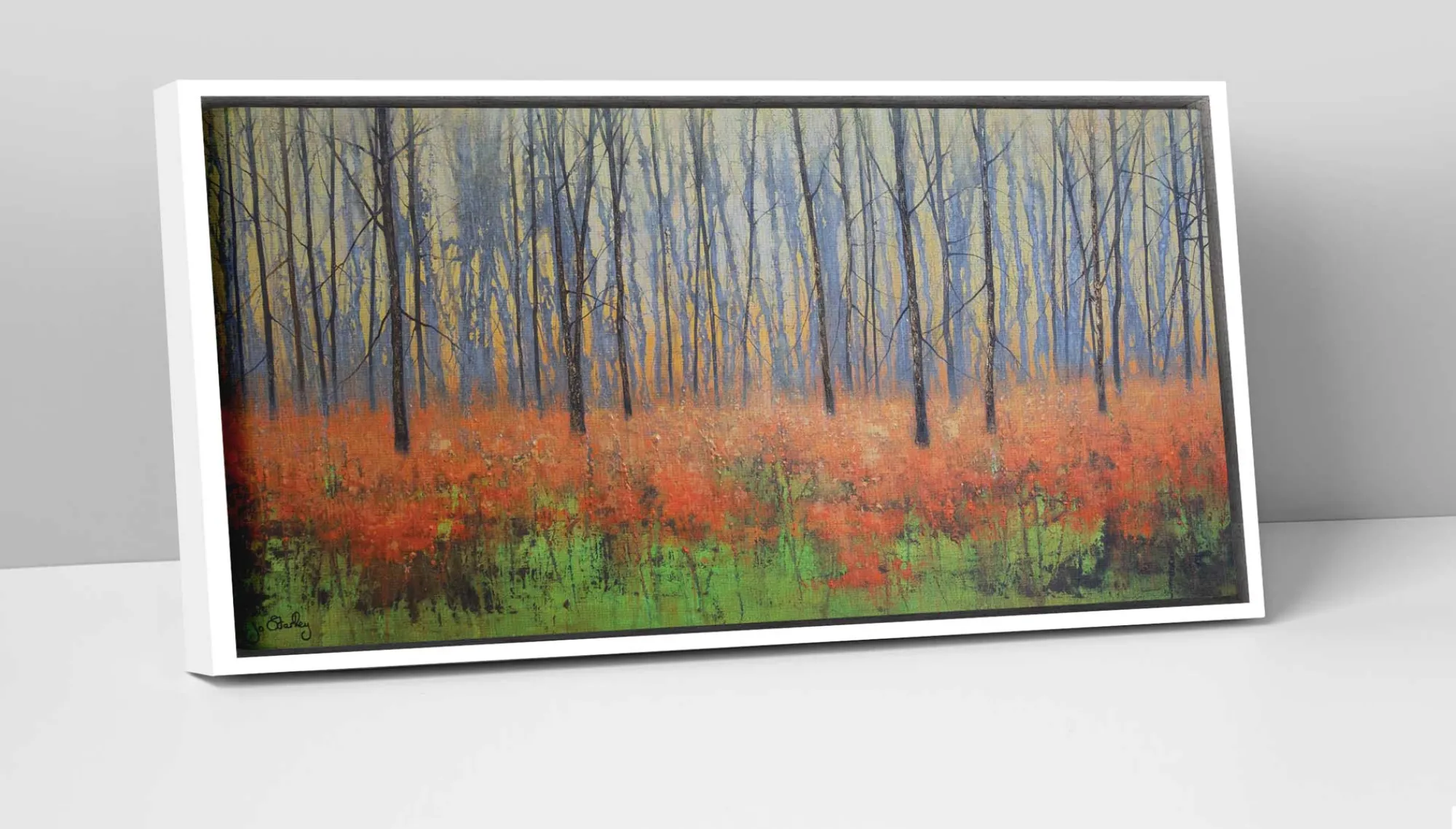 Framed Canvas*Whistlefish Sunlight Forest Large Framed Canvas