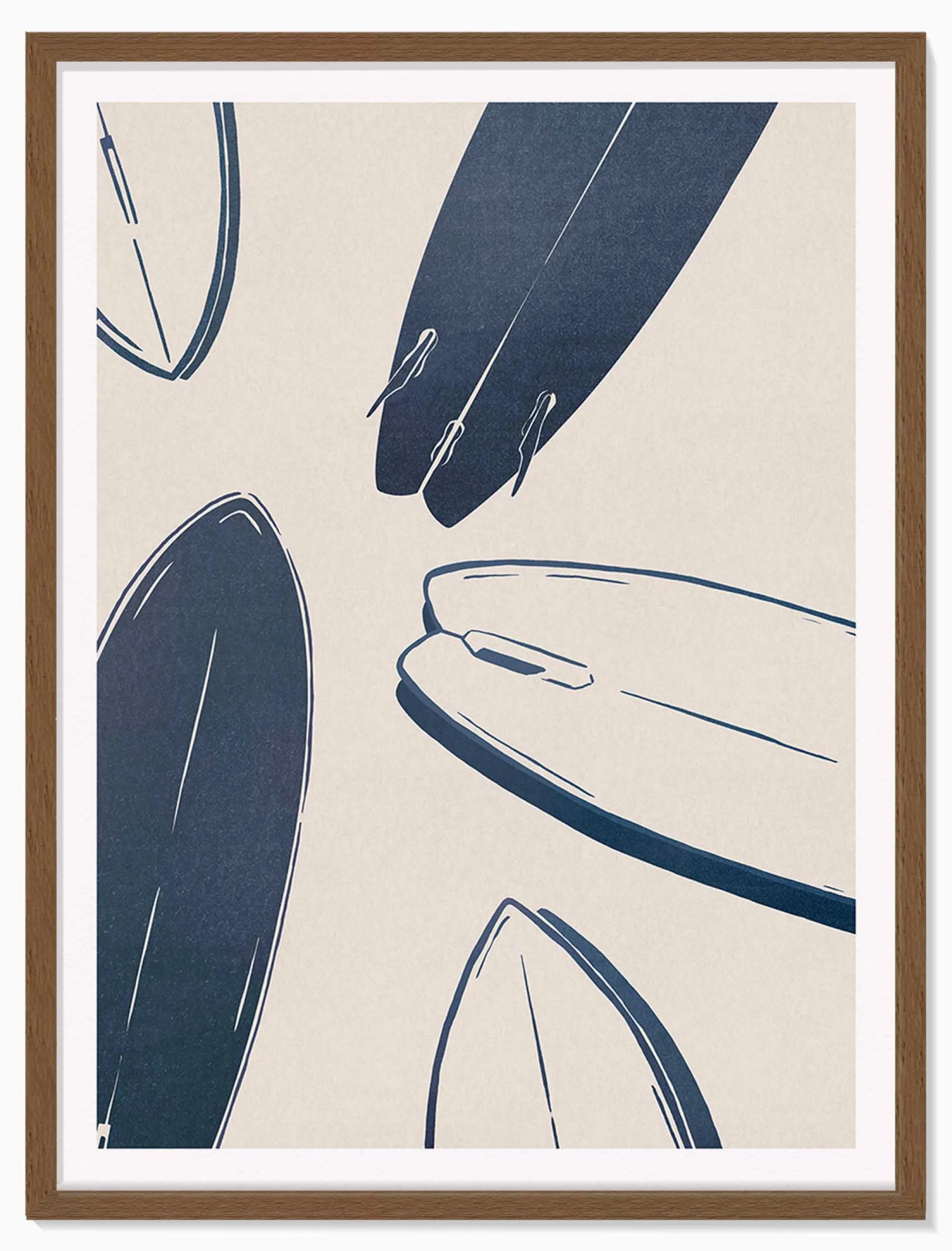Framed Prints*Whistlefish Surfboards Large Framed Print