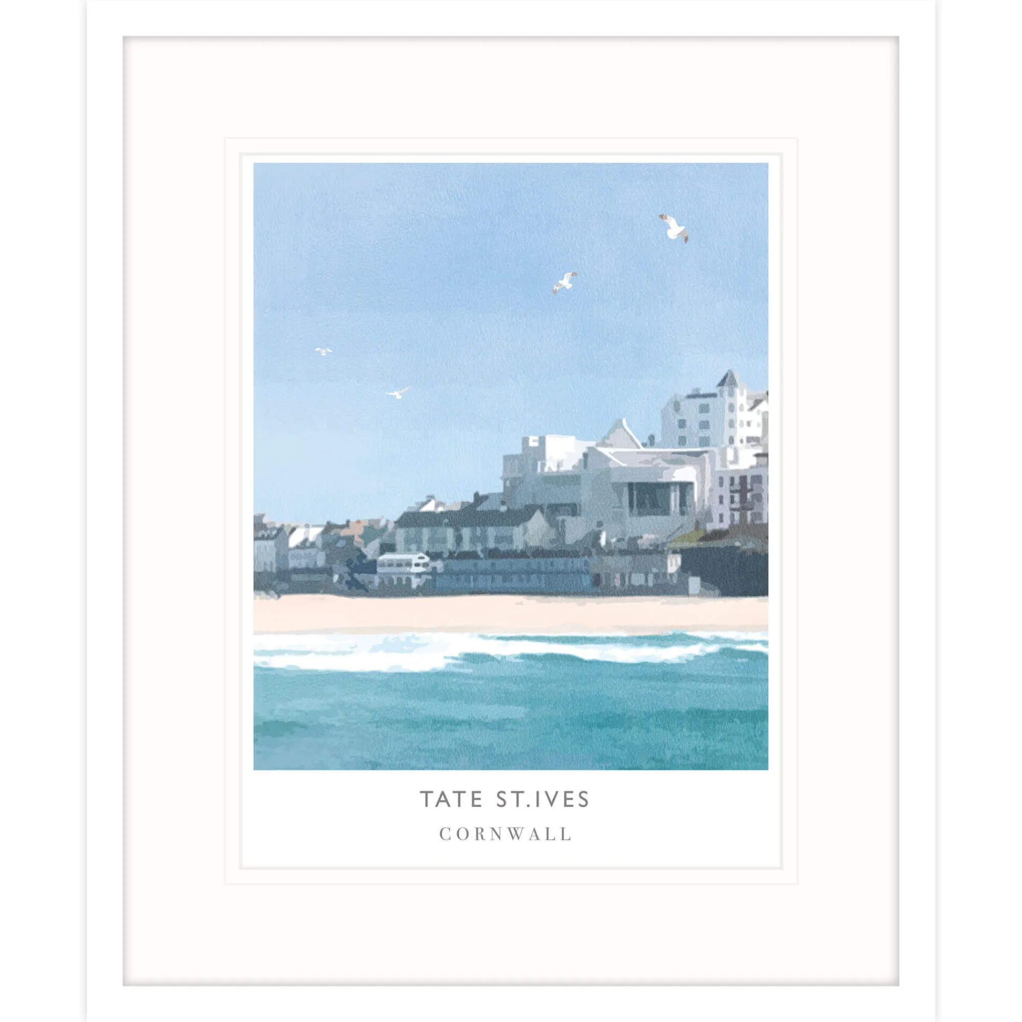 St Ives|Cornwall*Whistlefish Tate St Ives Framed Print