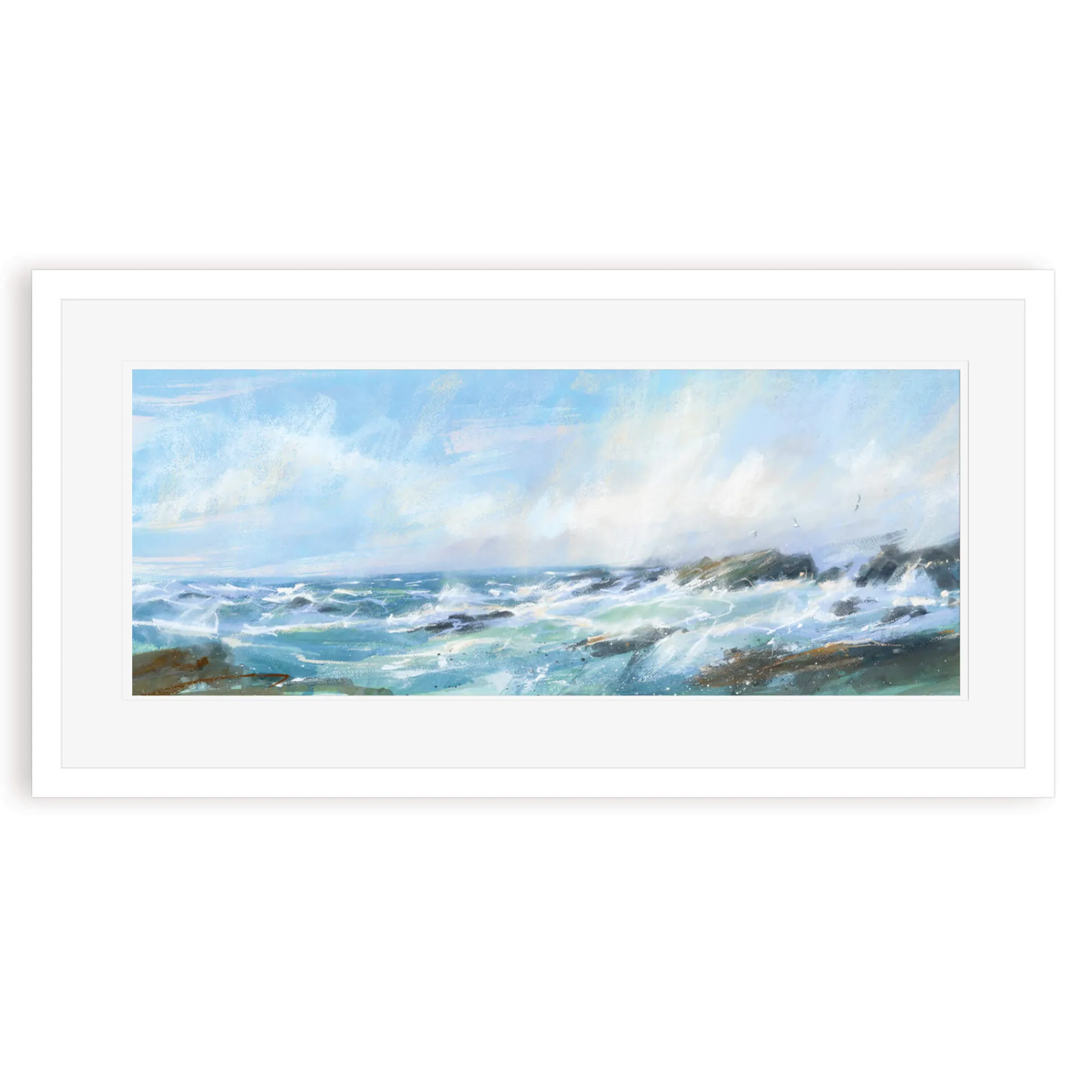 Framed Prints*Whistlefish Terns Over The Point Framed Print