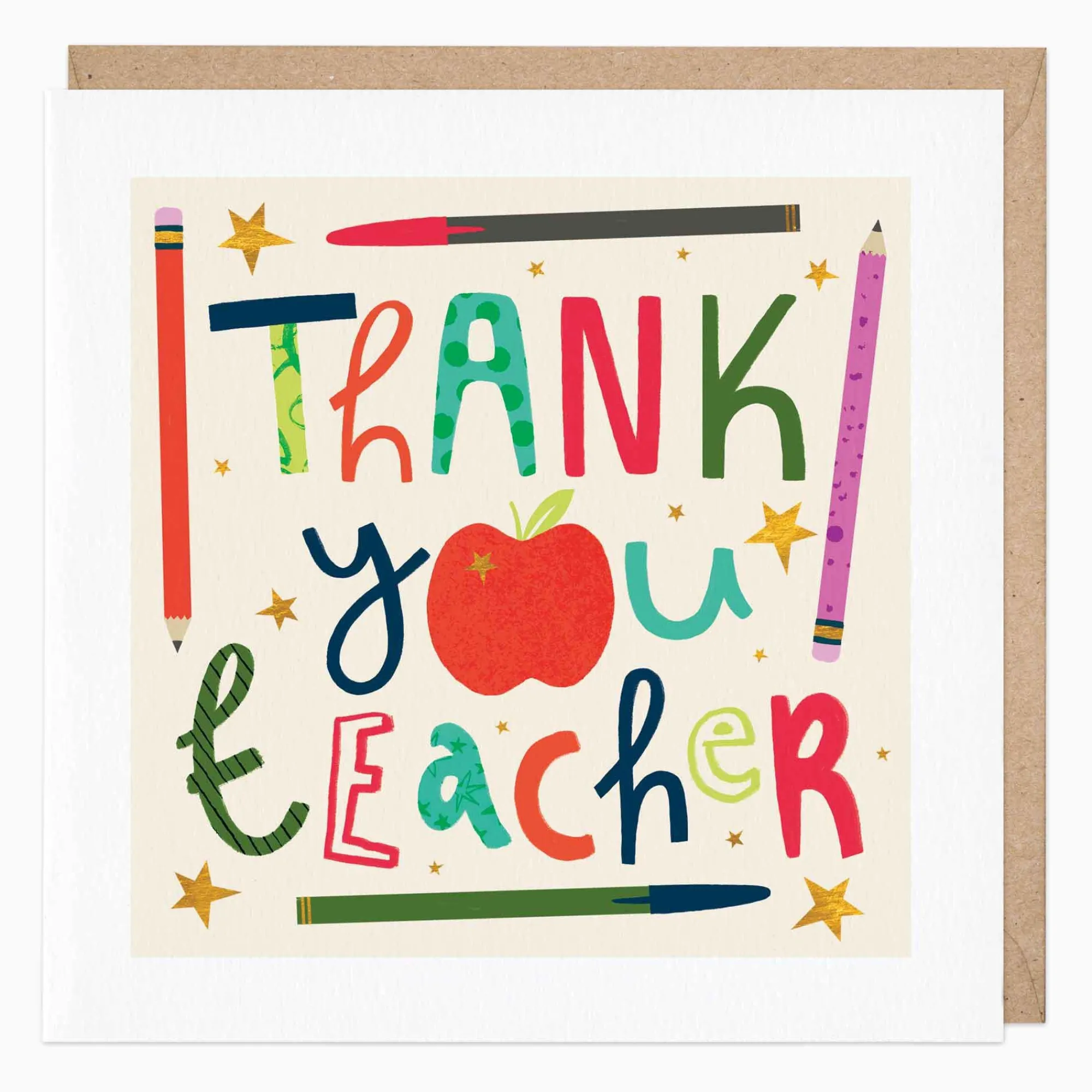 Thank You*Whistlefish Thank You Teacher Apple Card