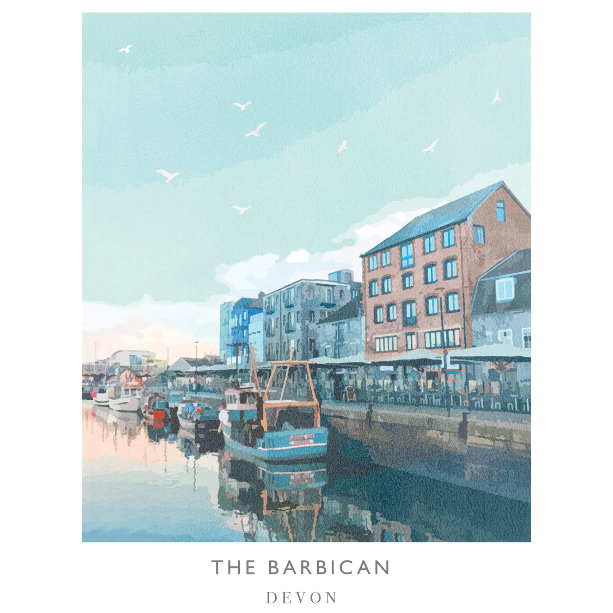 Unframed Prints*Whistlefish The Barbican Art Print