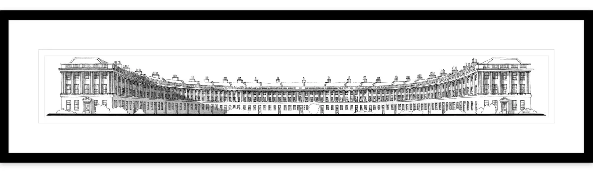 Framed Prints*Whistlefish The Crescent Bath Framed Print