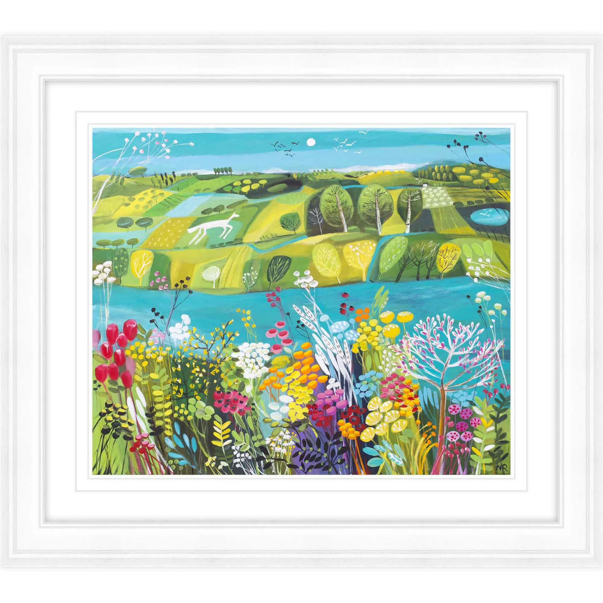 Floral & Flowers|Framed Prints*Whistlefish The Riverbank Framed Print
