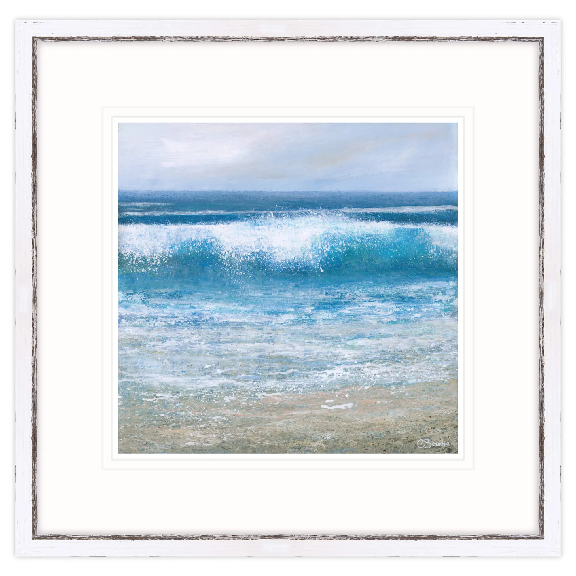 Coastal Scenes|Framed Prints*Whistlefish The Wave Framed Print