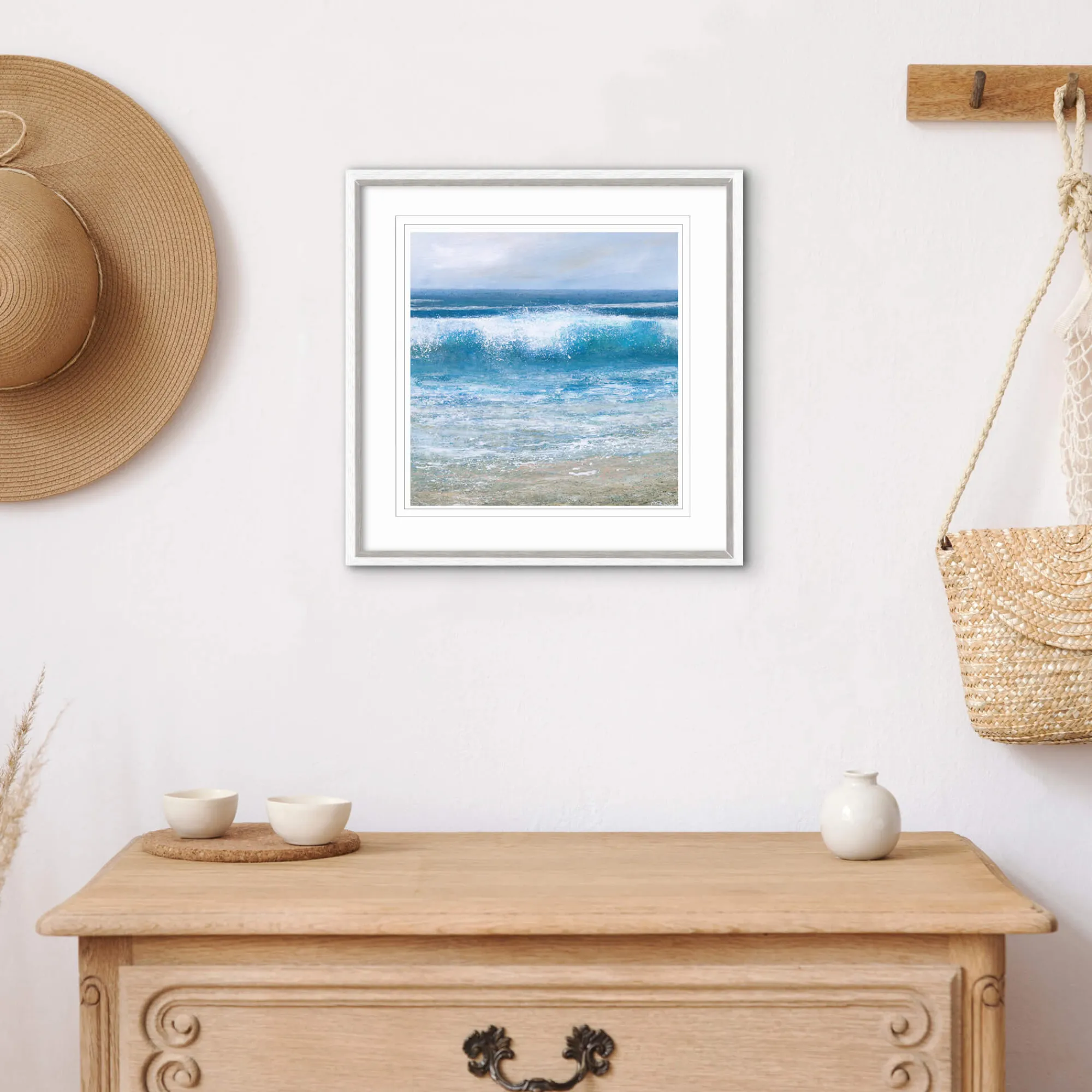 Coastal Scenes|Framed Prints*Whistlefish The Wave Framed Print
