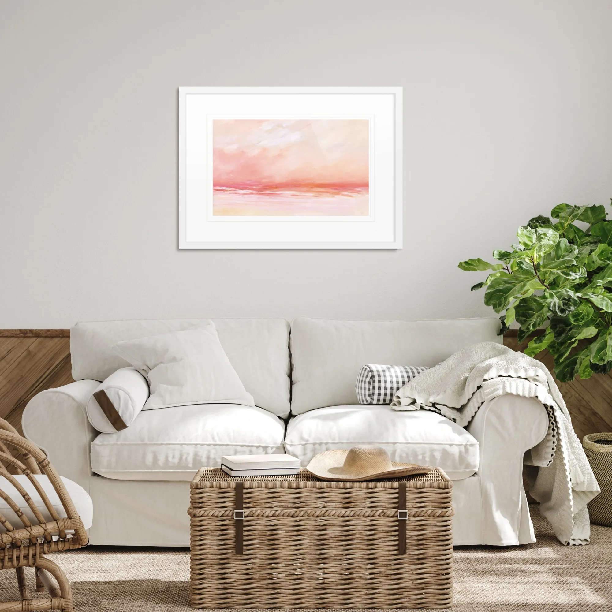 Coastal Scenes|Framed Prints*Whistlefish The Wave Large Framed Print