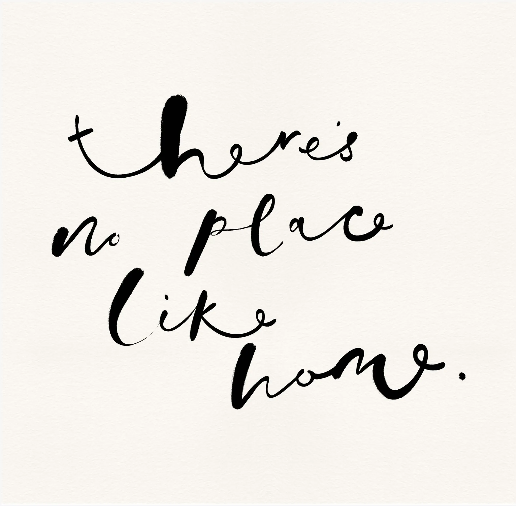 Inky Lines|Framed Prints*Whistlefish Theres No Place Like Home Framed Print