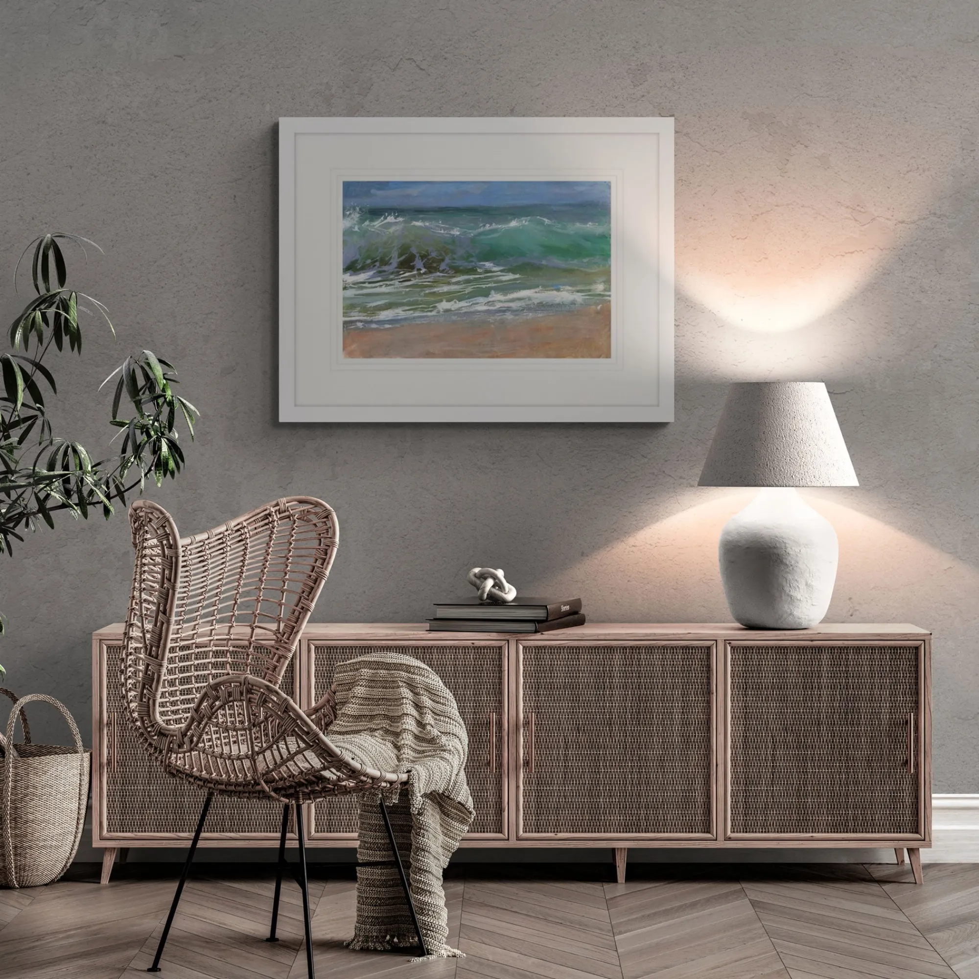 Framed Prints*Whistlefish Through The Wave Framed Print