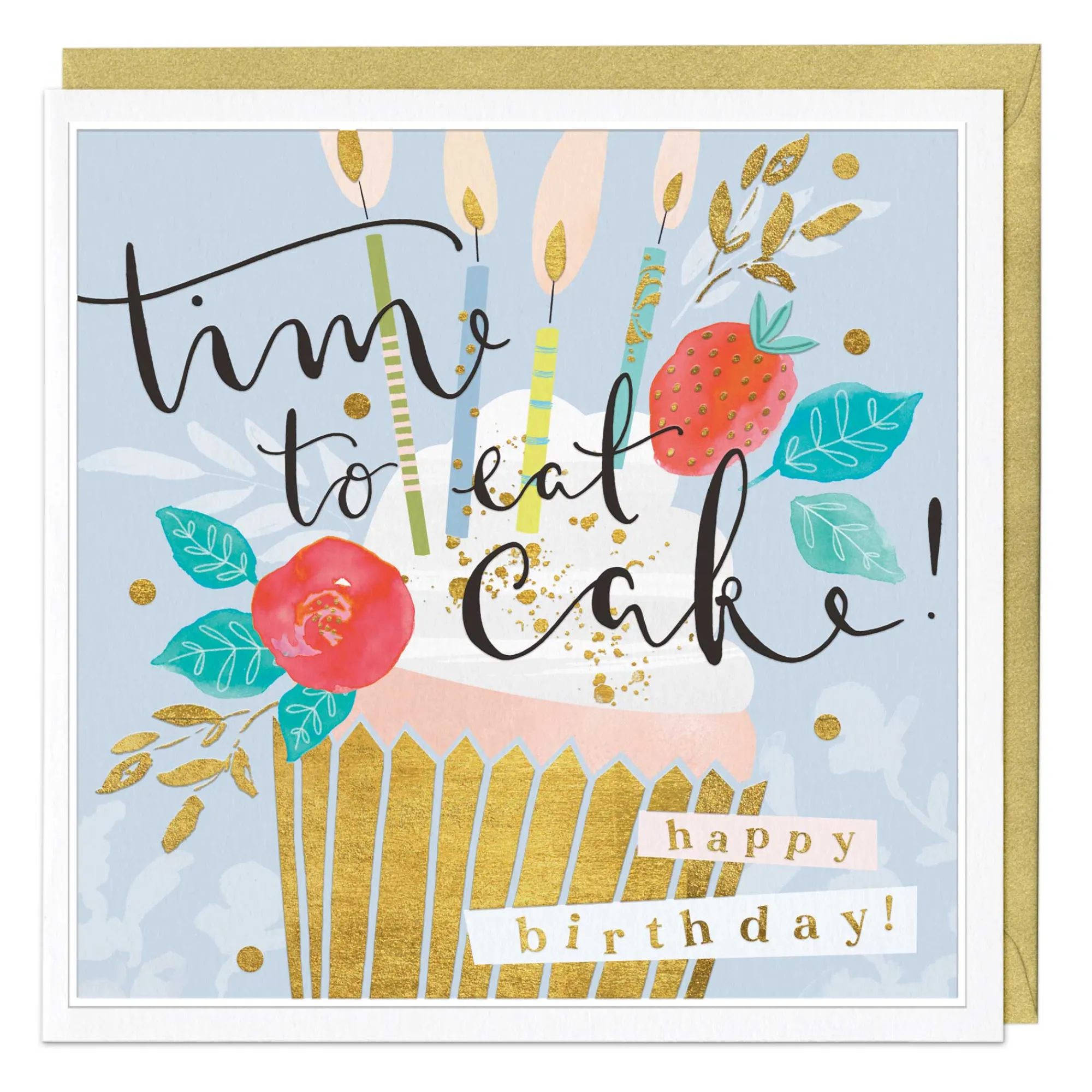 Birthday|Birthday*Whistlefish Time To Eat Cake Luxury Birthday Card