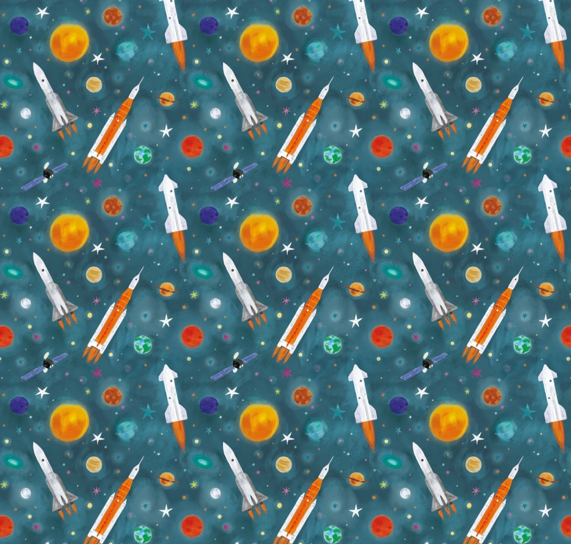 Gift Wrap*Whistlefish To The Stars Wrapping Paper