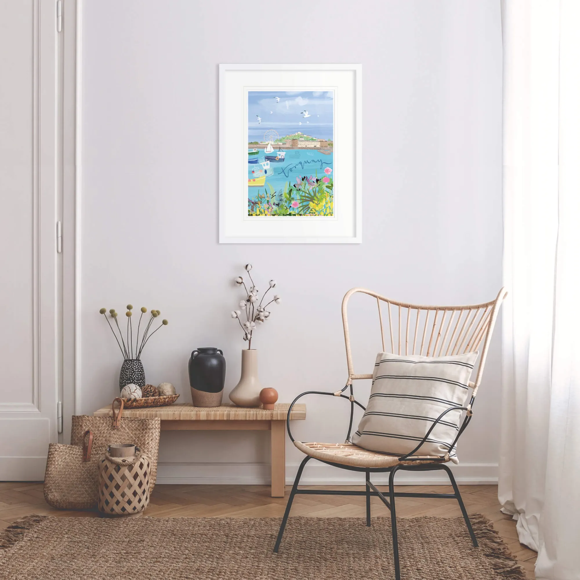 Unframed Prints*Whistlefish Torquay Med Art Print