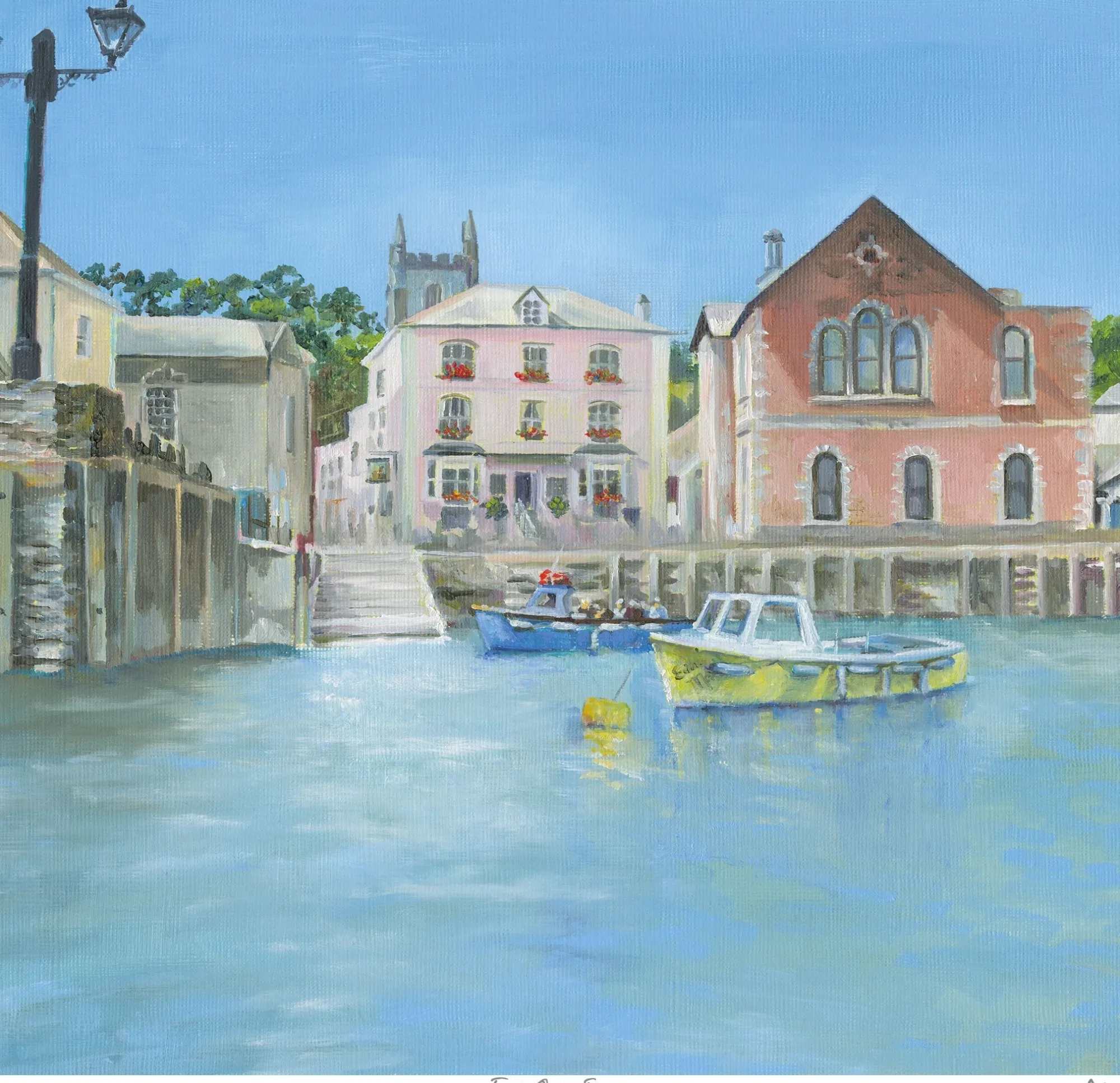 Unframed Prints*Whistlefish Town Quay, Fowey Art Print