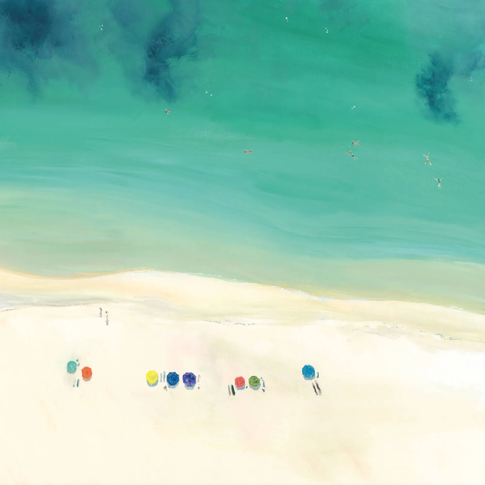 Unframed Prints*Whistlefish Tropical Coastline Art Print