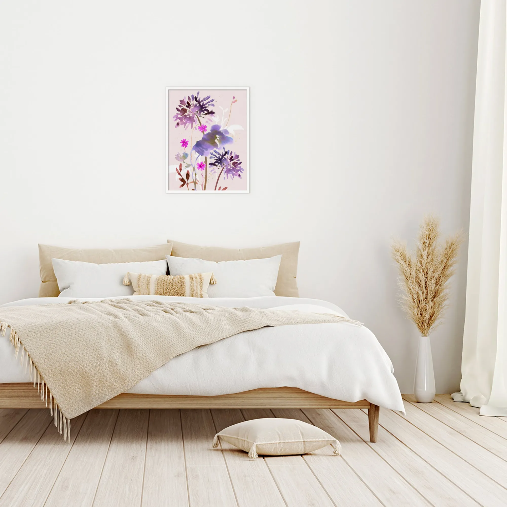 Floral & Flowers|Framed Prints*Whistlefish Twilight Garden Glow Medium Framed Print