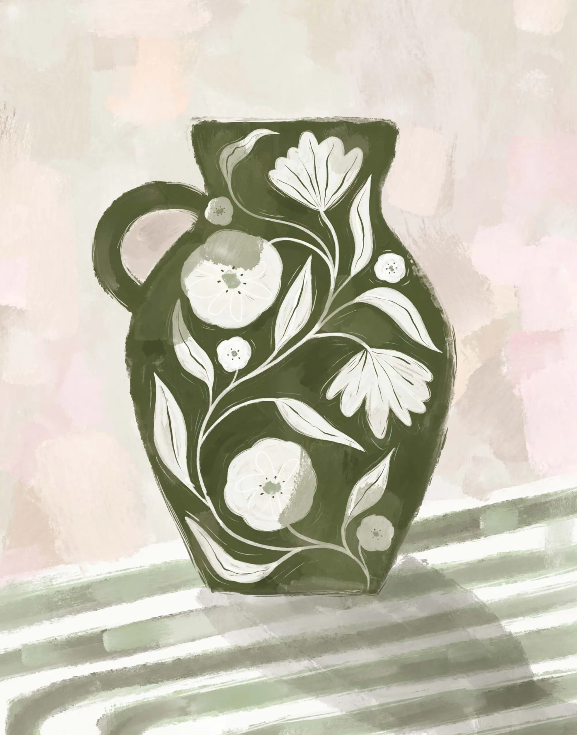 Unframed Prints*Whistlefish Vase of Blooms Art Print