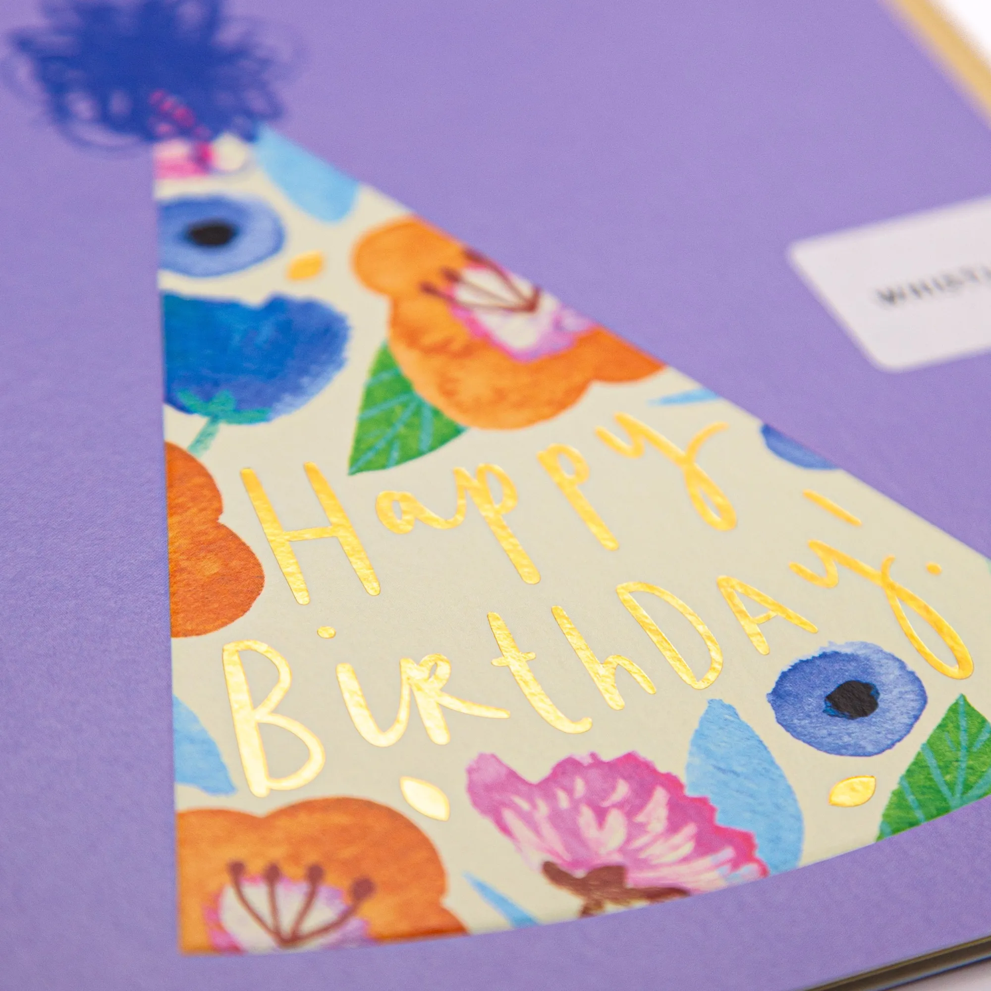 Birthday|For Children*Whistlefish Vibrant Party Hat Birthday Card