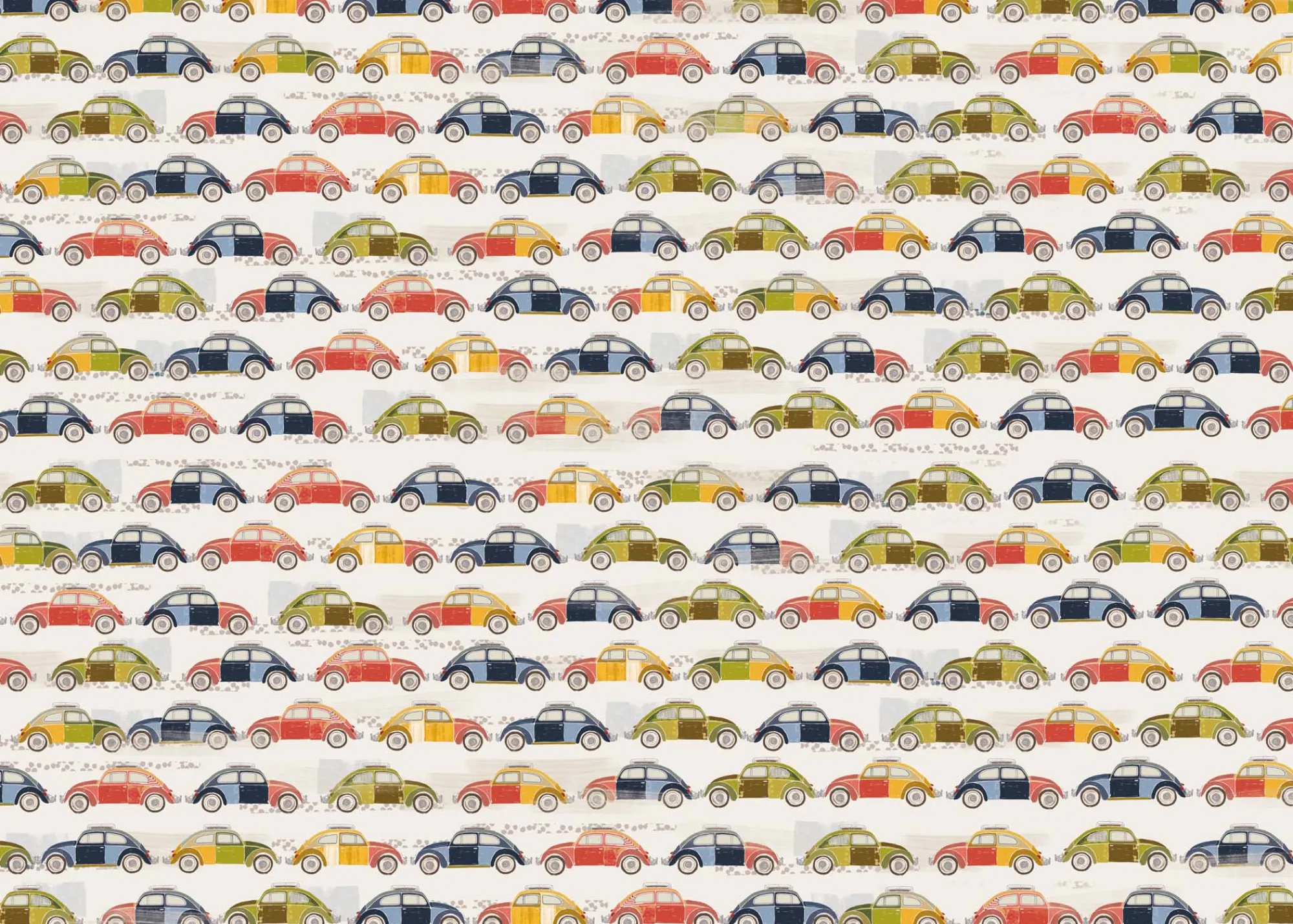 Gift Wrap|Birthday*Whistlefish Vintage Car Wrapping Paper