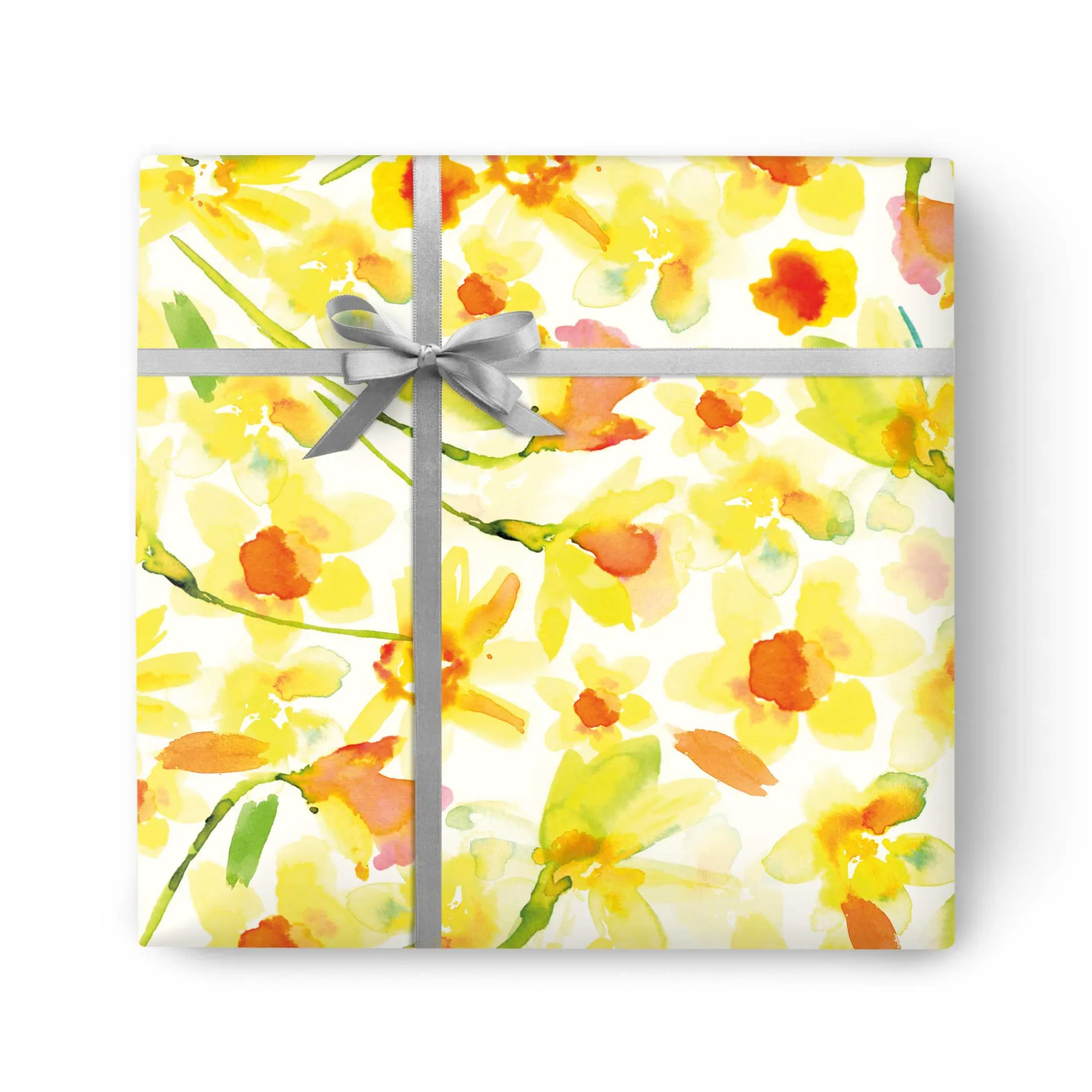 Gift Wrap|Birthday*Whistlefish Watercolour Daffodils Wrapping Paper