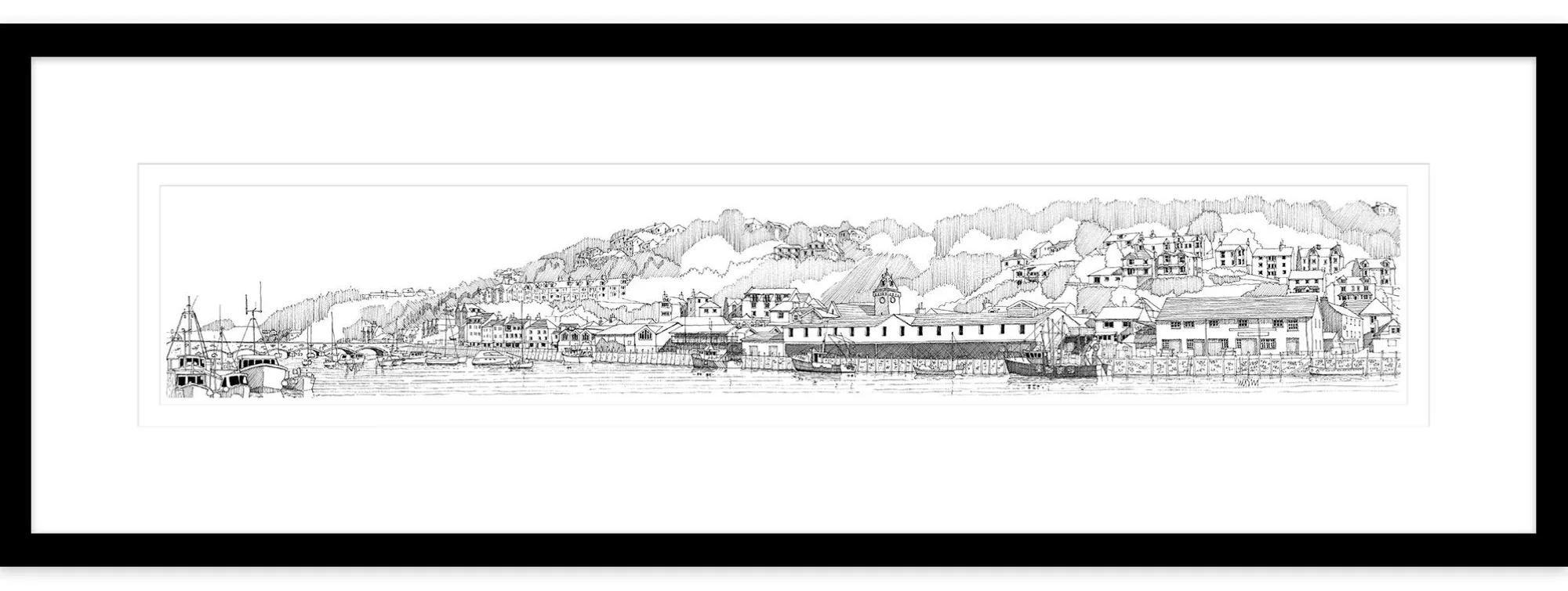 Cornwall|Framed Prints*Whistlefish Waterfront Looe Framed Print