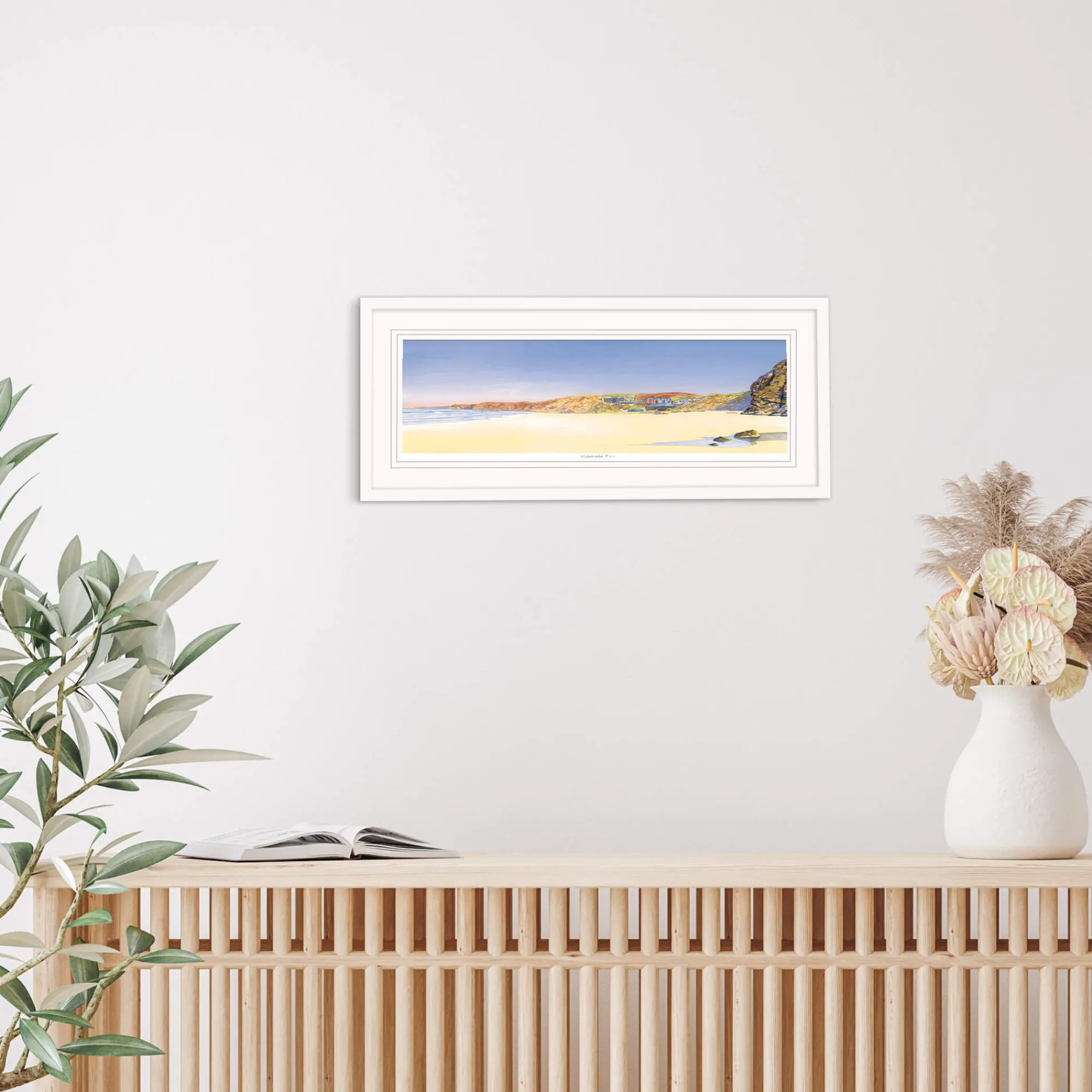 Newquay|Cornwall*Whistlefish Watergate Bay Framed Print