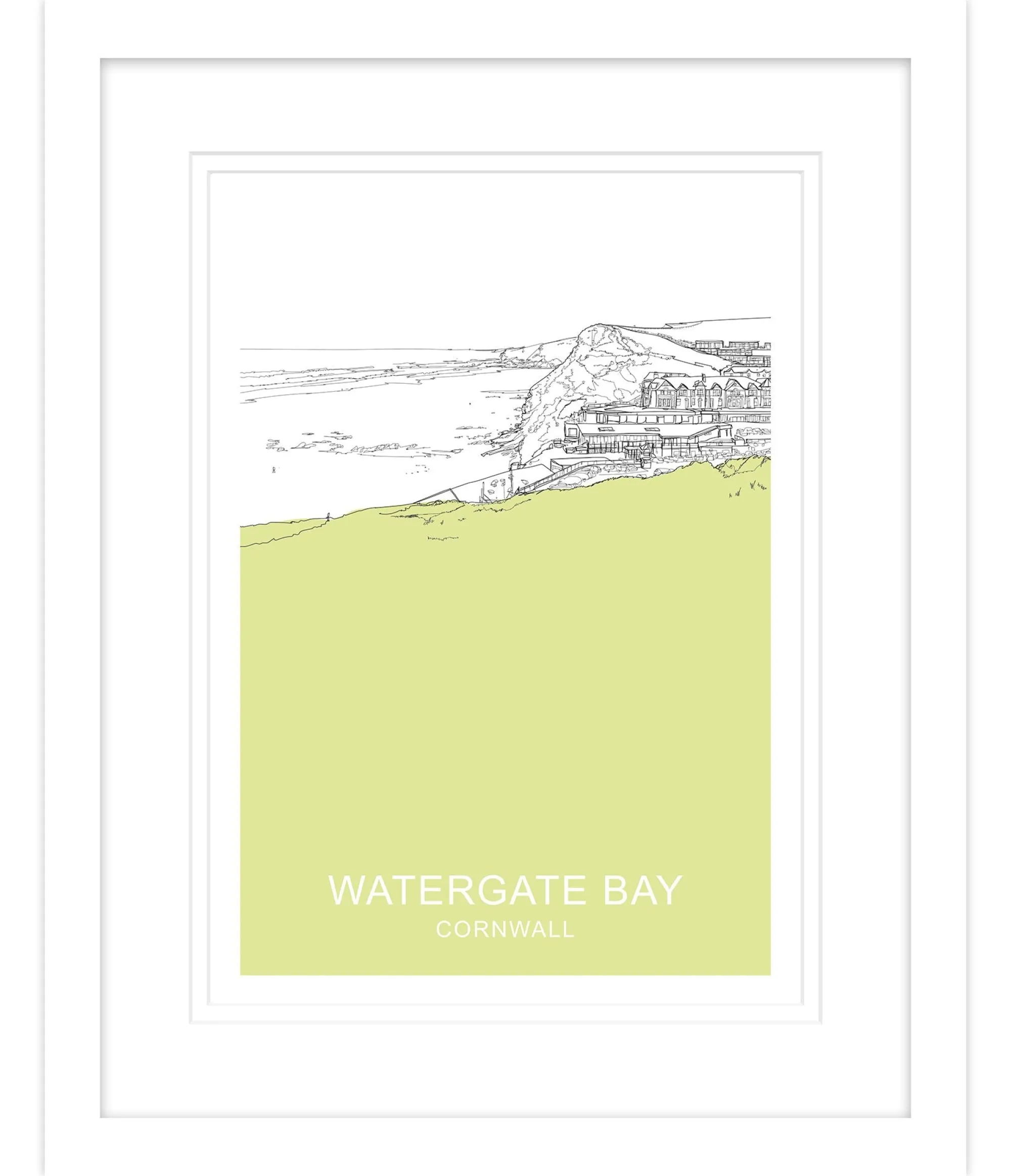Framed Prints*Whistlefish Watergate Yellow Framed Print