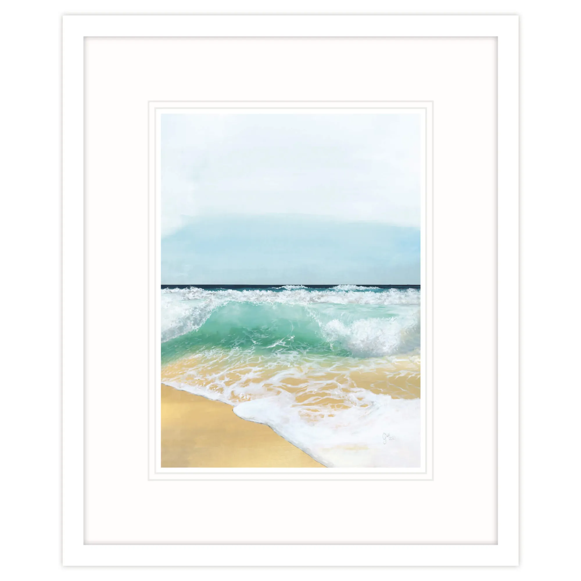Framed Prints*Whistlefish Wave Break Framed Print