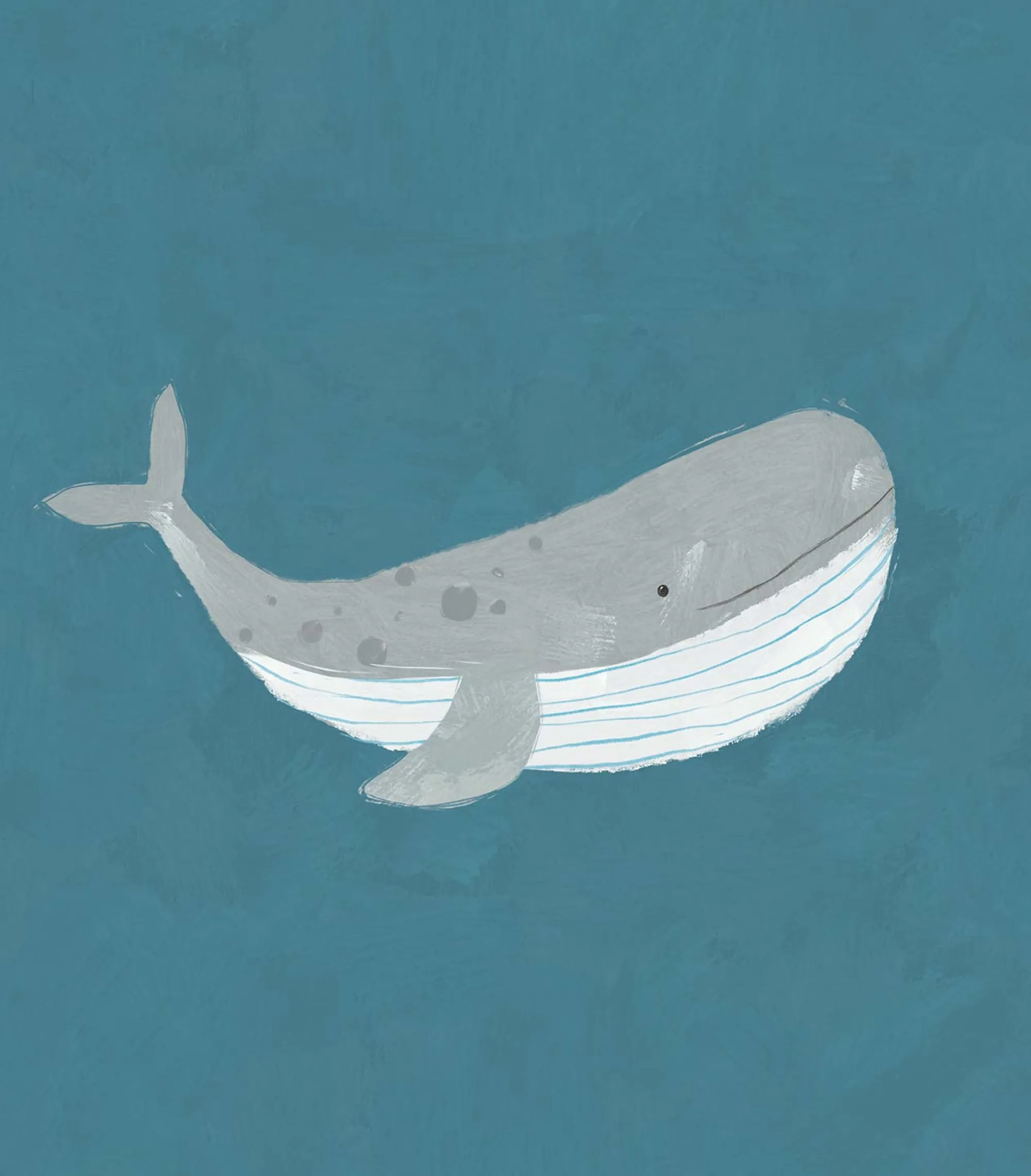 Unframed Prints*Whistlefish Whale Small Art Print