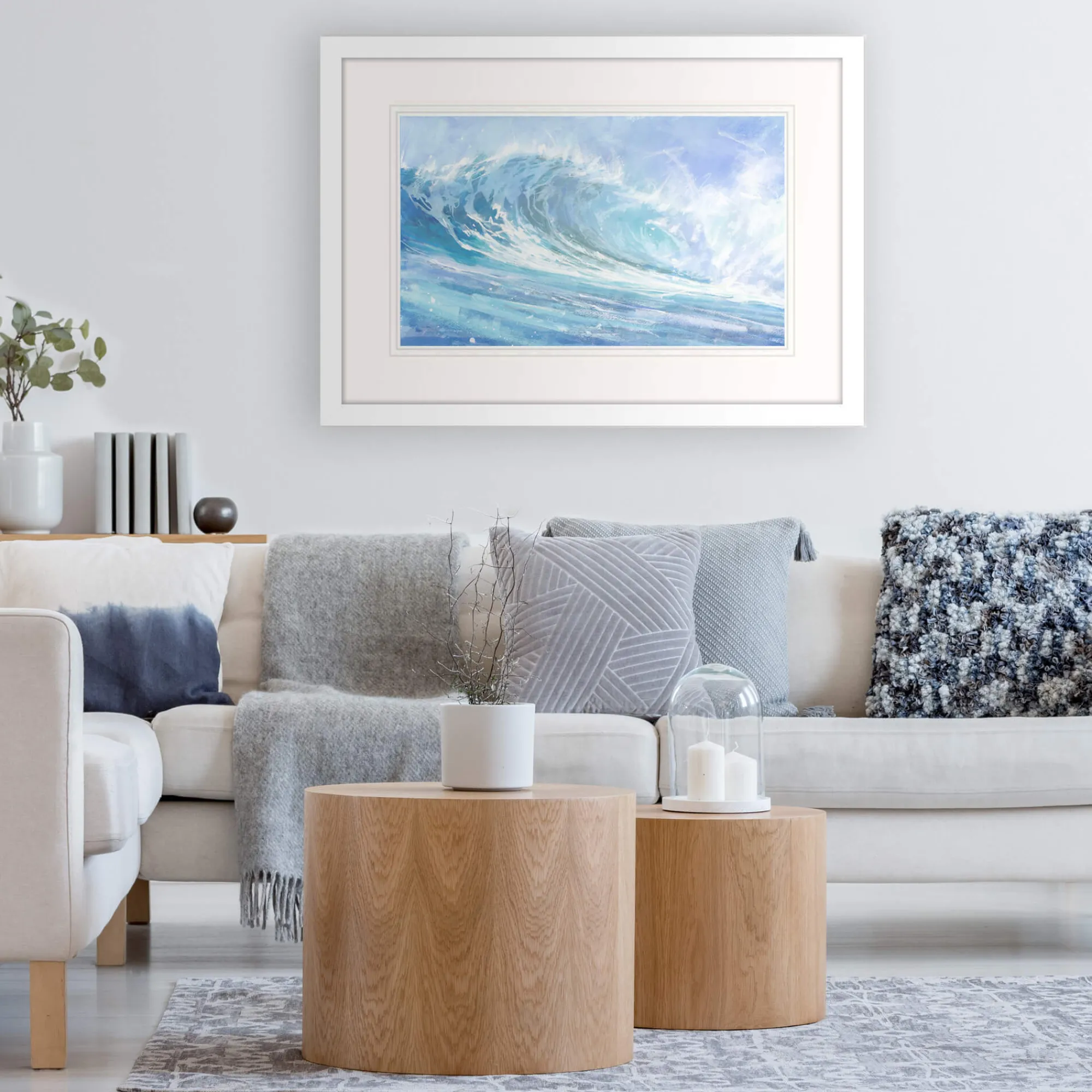 Mounted Prints*Whistlefish Windward Wave Breaker Mount Print
