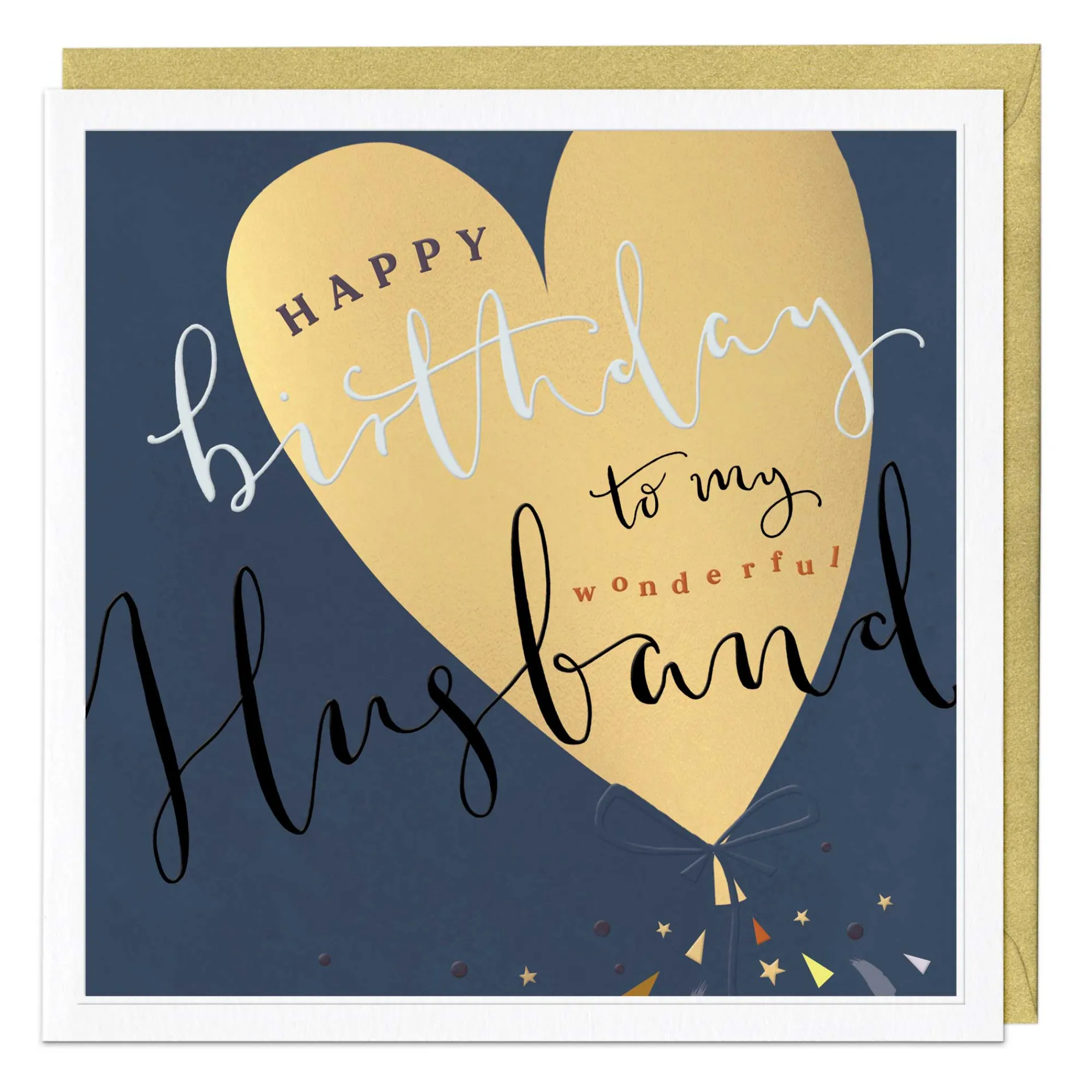 Birthday|Birthday*Whistlefish Wonderful Husband Luxury Birthday Card