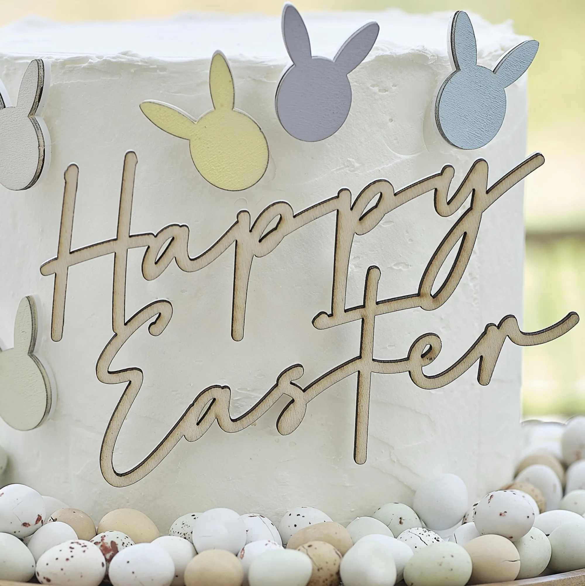 Cake Topper|Easter*Whistlefish Wooden Easter Cake Decorations