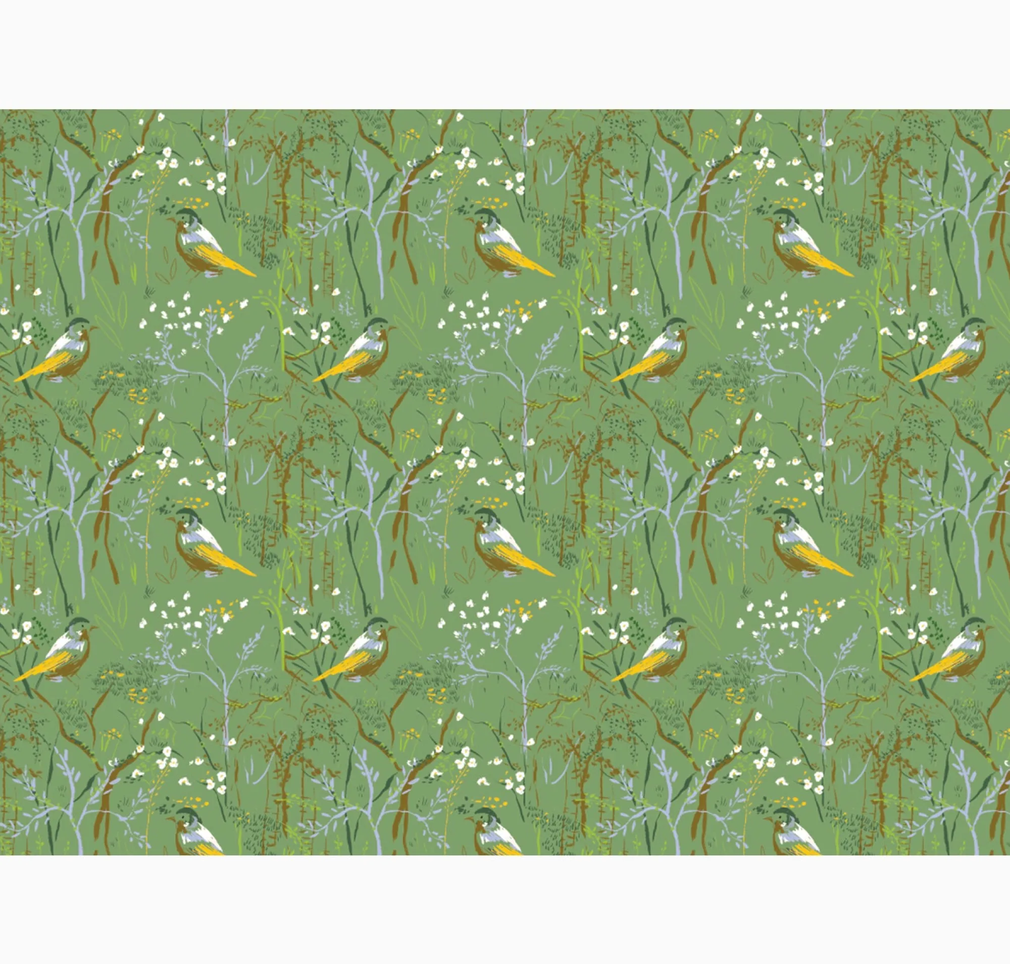 Gift Wrap|Floral*Whistlefish Woodland Sketch Wrapping Paper