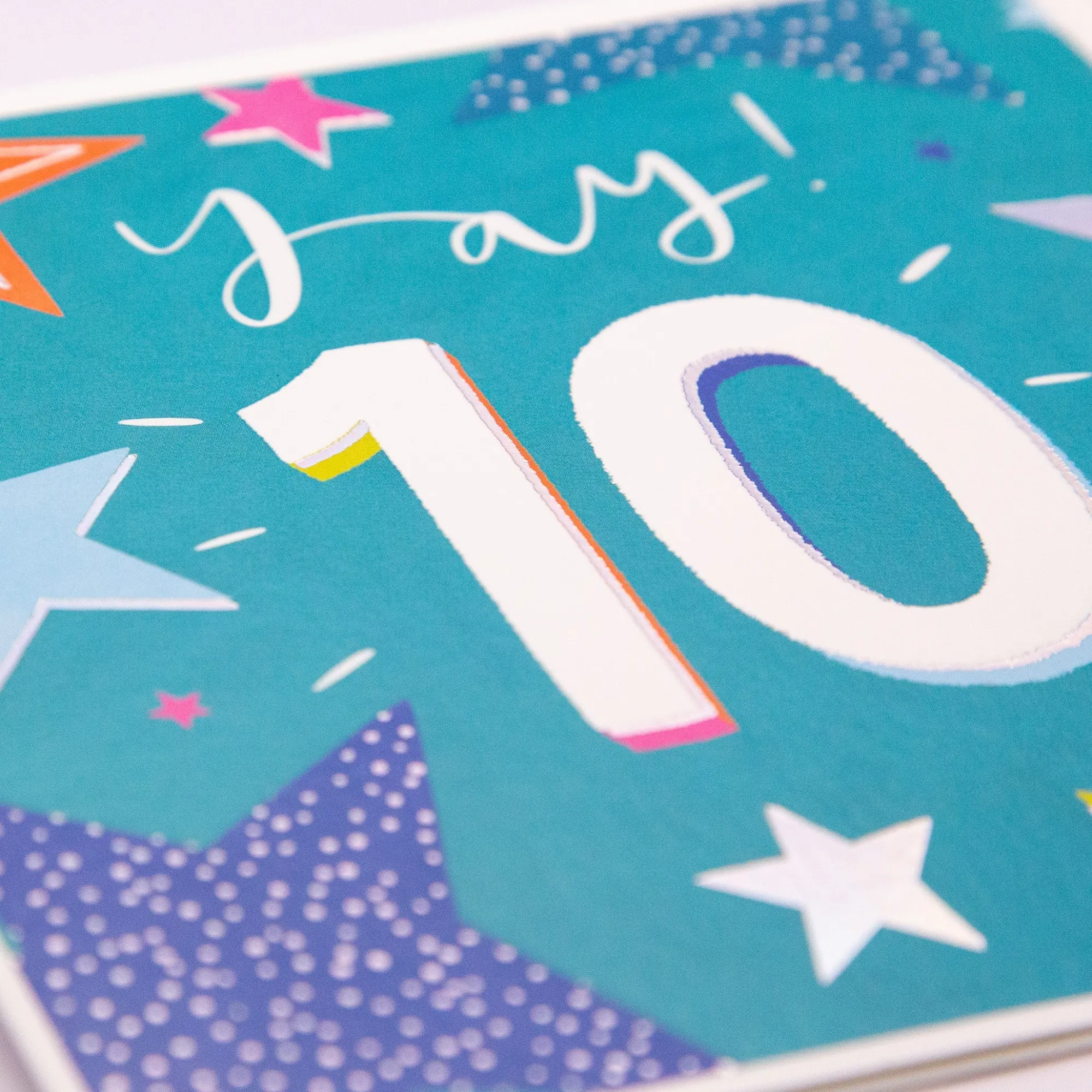 Birthday|By Age*Whistlefish Yay! 10th Birthday Card