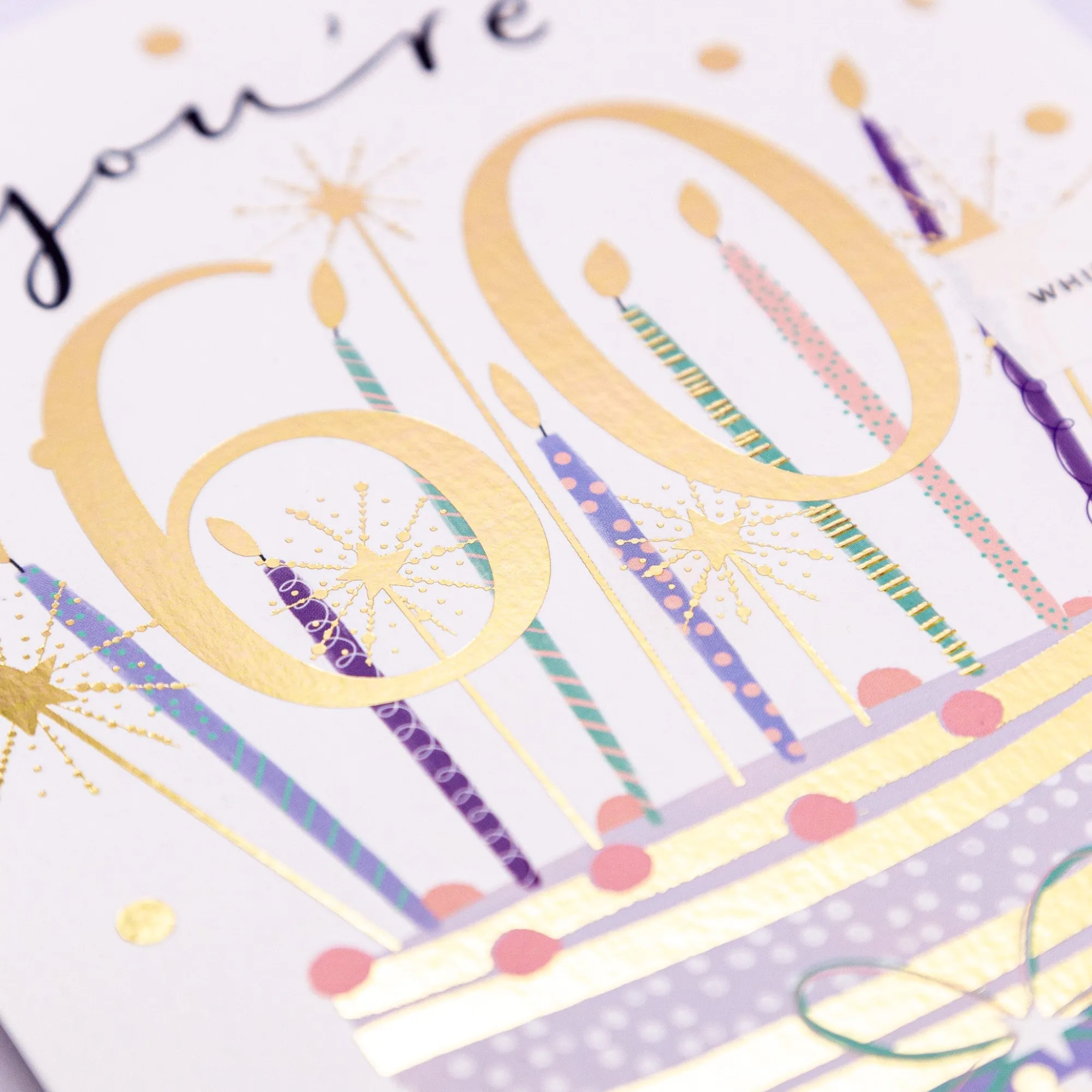 Birthday|By Age*Whistlefish You're 60 Birthday Cake Card